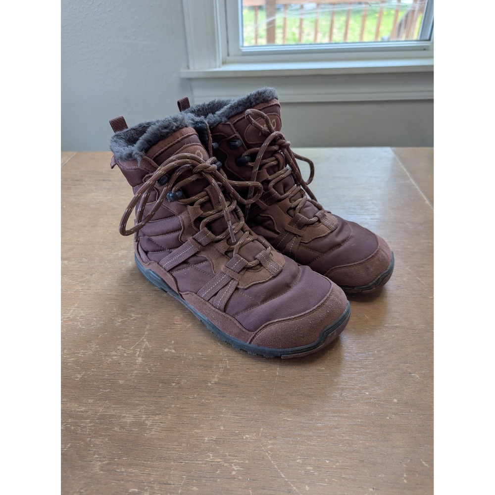 Xero Shoes Alpine Boots Womens 8.5 Brown Minimalist Waterproof hiking gorpcore